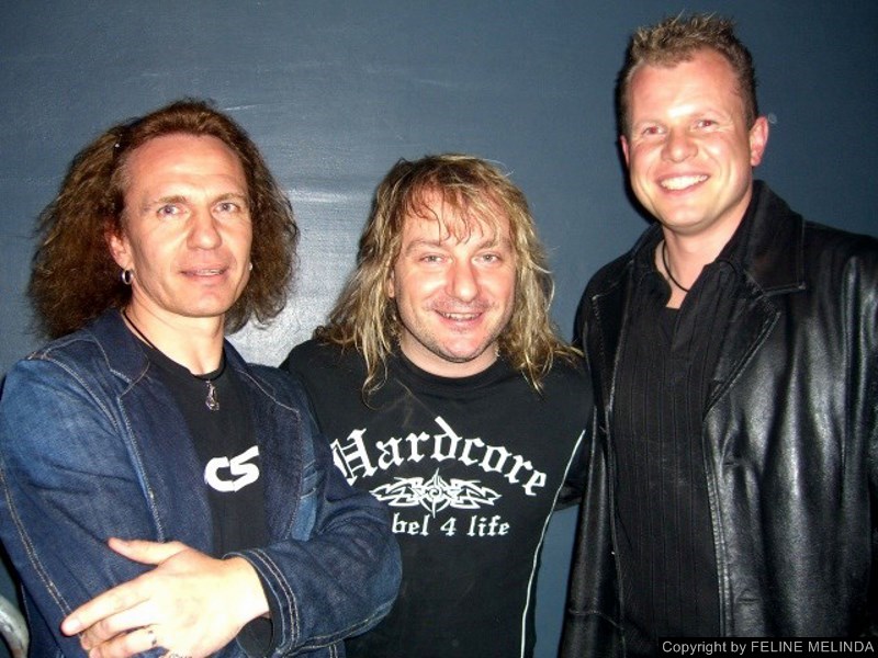 ROB and CHRIS with LEO LEONI from GOTTHARD