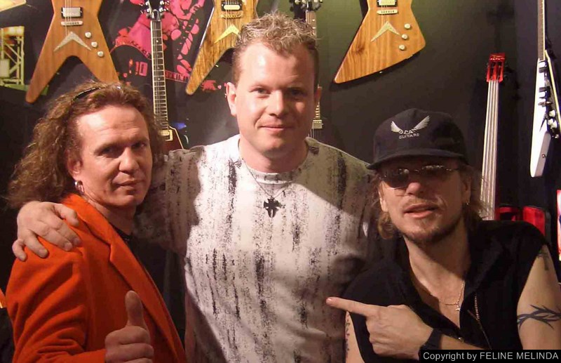 ROB and CHRIS with MICHAEL SCHENKER - MSG, ex SCORPIONS, UFO