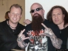 CHRIS and ROB with KERRY KING from SLAYER