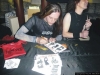 FELINE MELINDA'S CD Release Party, Gschnell Writing Autographs